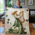 A Song Lucky Play By Angel Patrick’s Day Quilt Blanket Best Gift For Irish